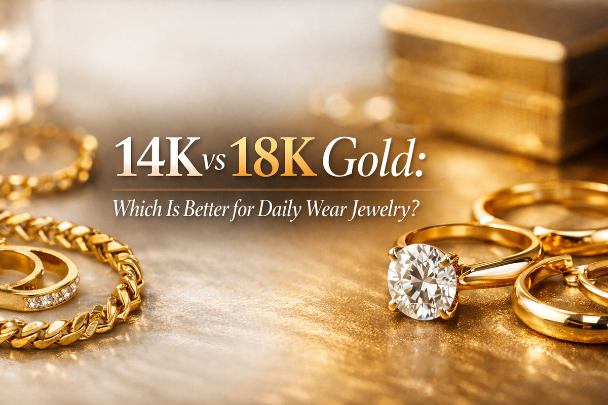 14K vs 18K Gold: Complete Guide for Everyday Jewelry