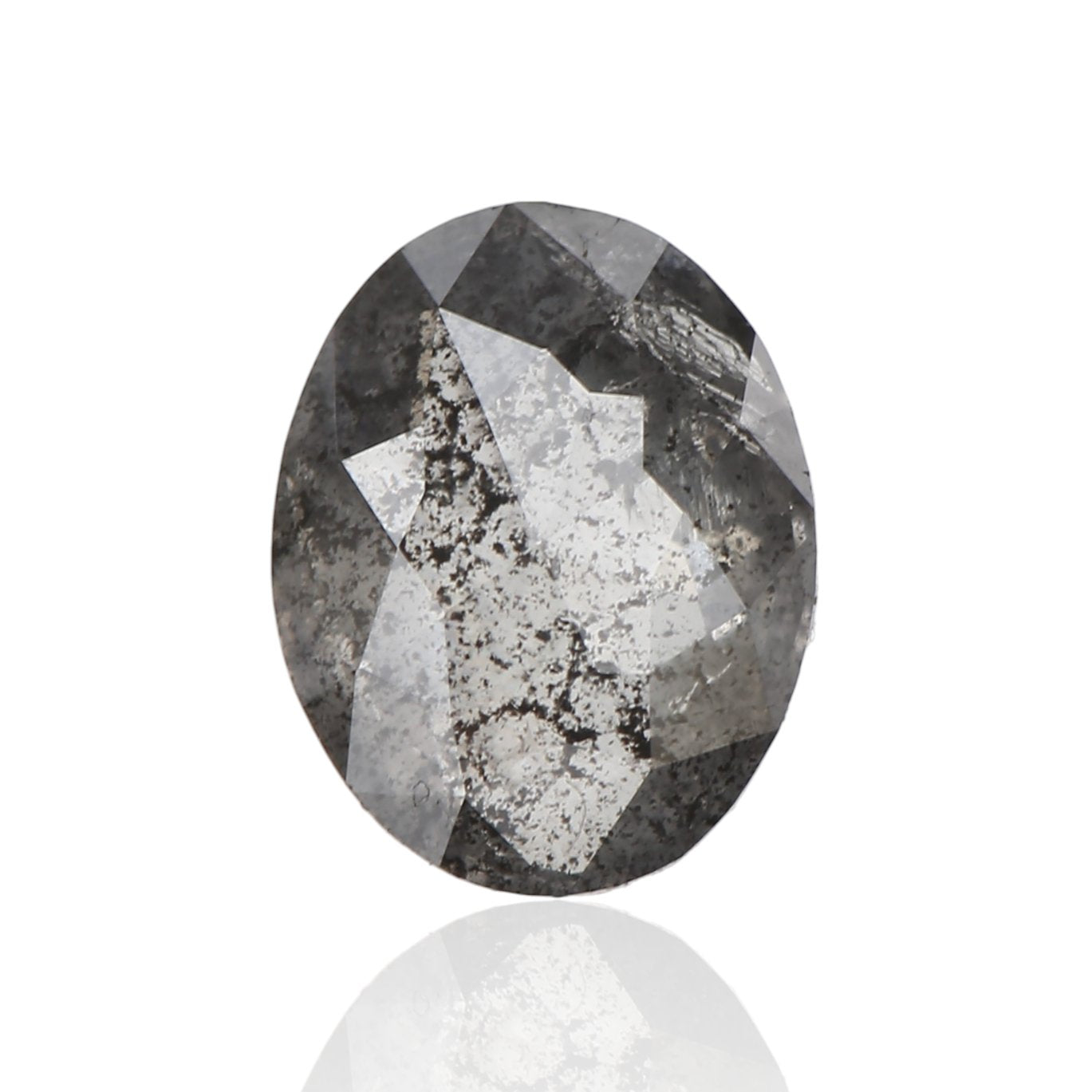 Oval Cut Salt & Pepper Diamonds