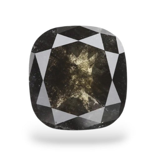 Cushion Cut Salt & Pepper Diamonds