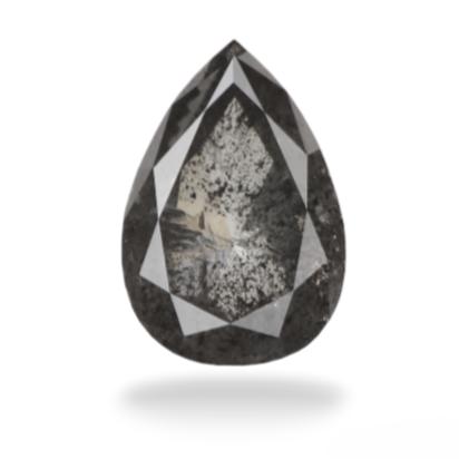 Pear Shape Salt and Pepper Diamonds