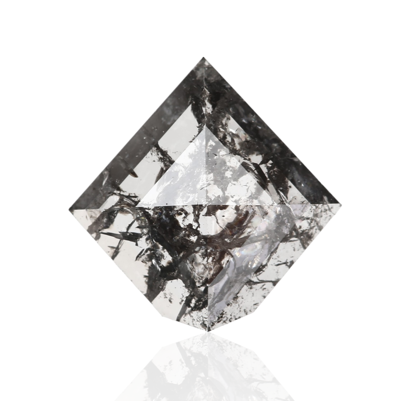 Kite Cut Salt & Pepper Diamond