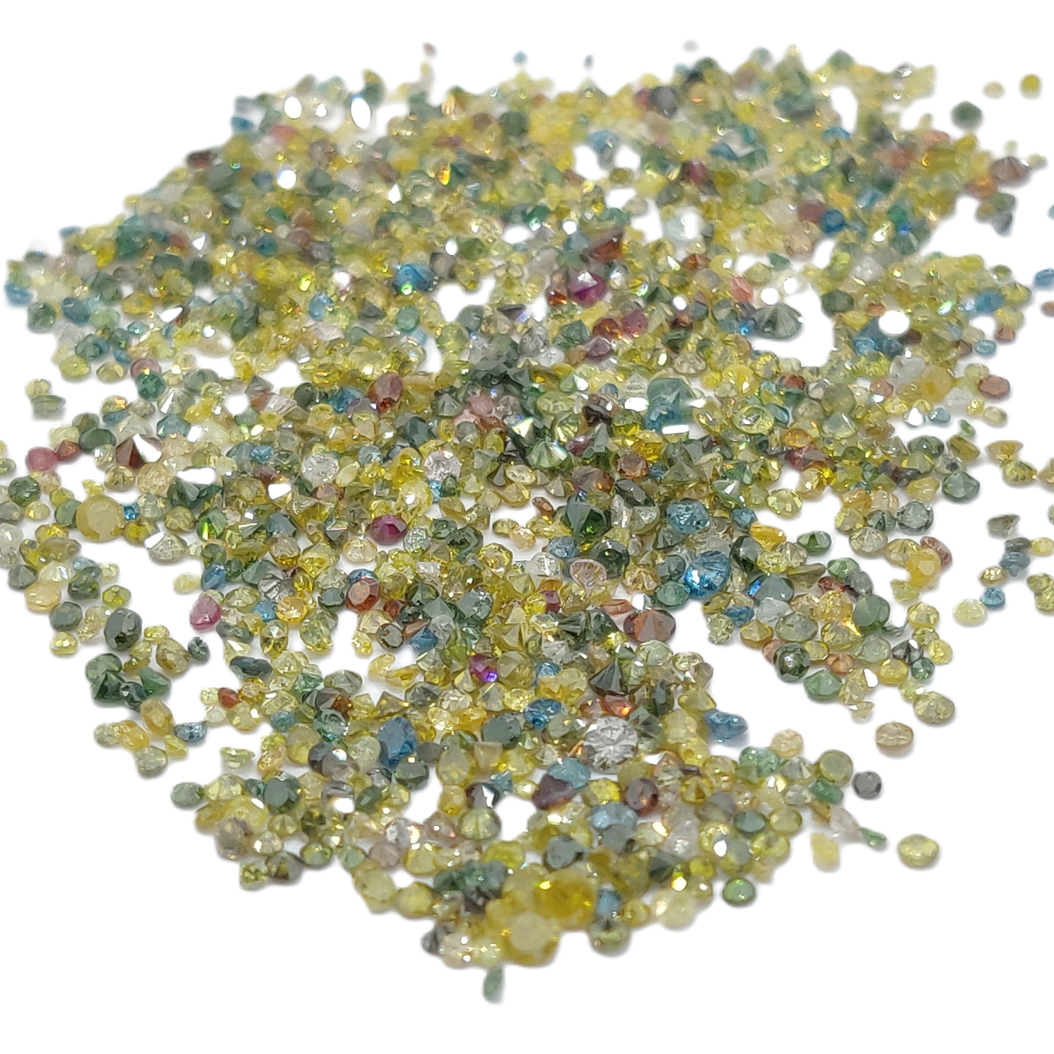 melee diamonds fancy color