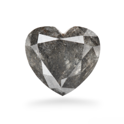 Heart Shaped Salt and Pepper Diamonds