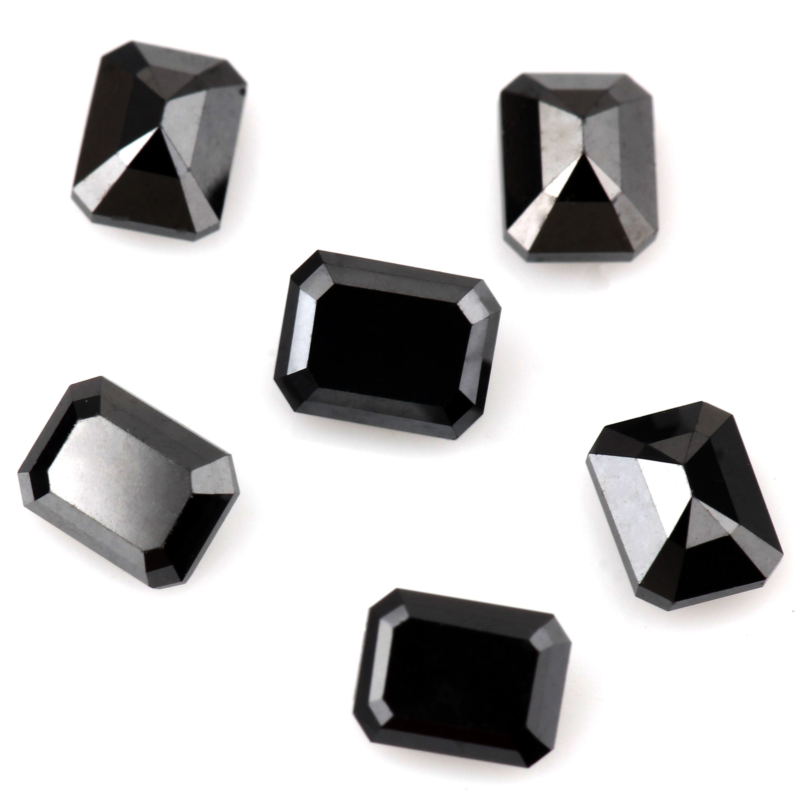 AAA Emerald Cut Black Diamond