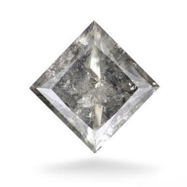 Princess Cut Salt and Pepper Diamonds