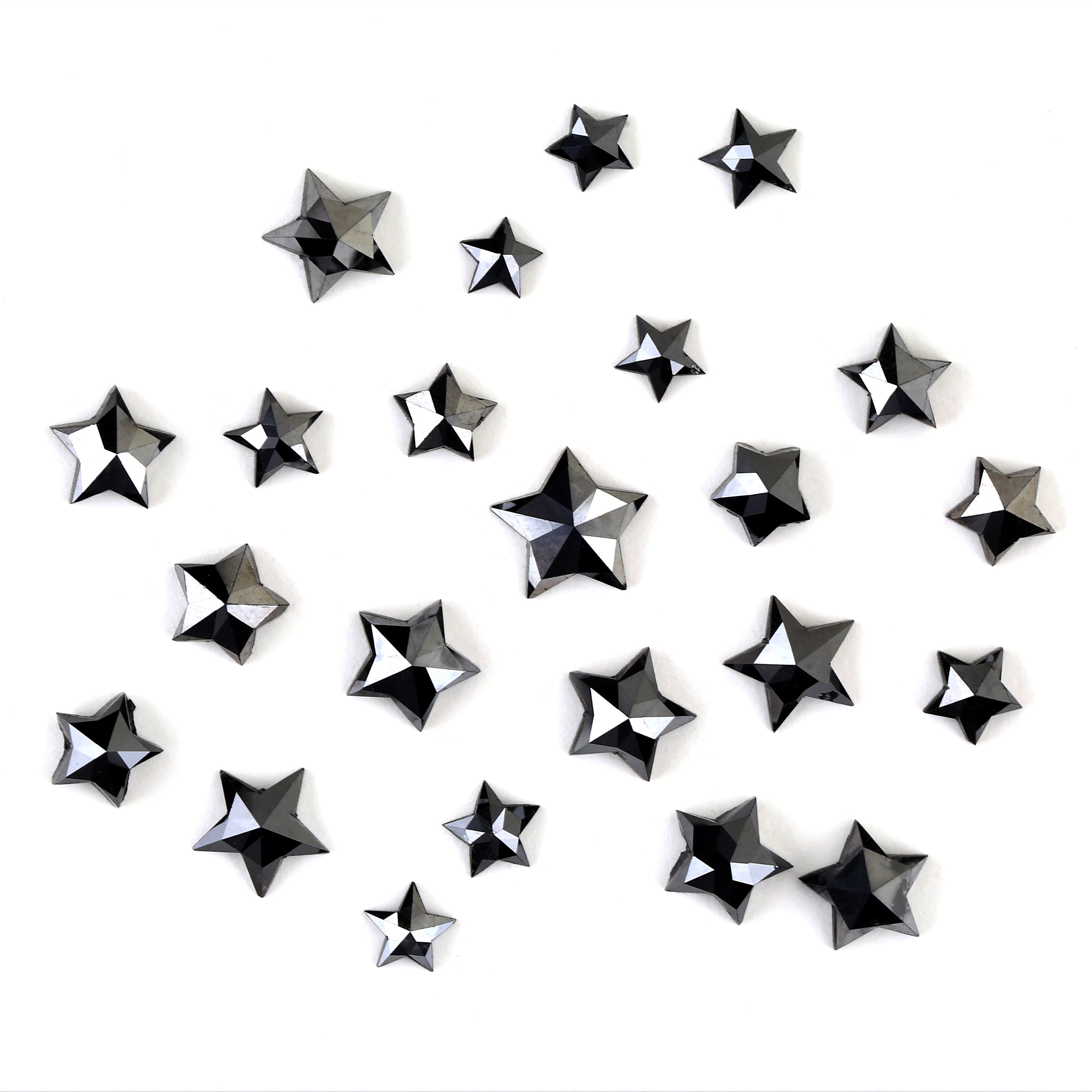Loose Star Shape Black Diamond