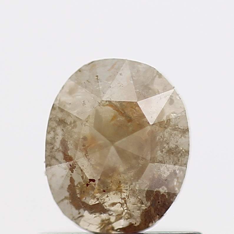 0.41 Carat Oval Cut Natural Brown Loose Diamond 5.7 MM