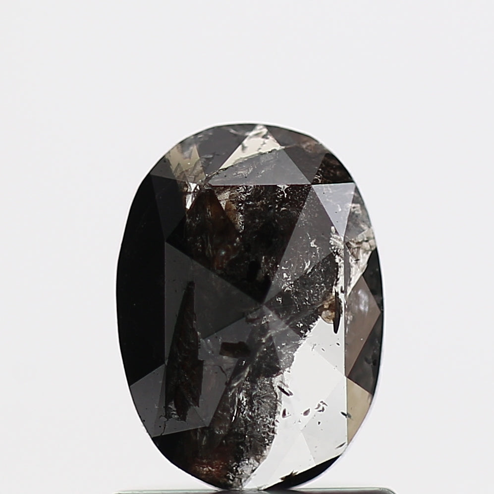 0.56 Carat Black Rose Cut Natural Loose Diamond