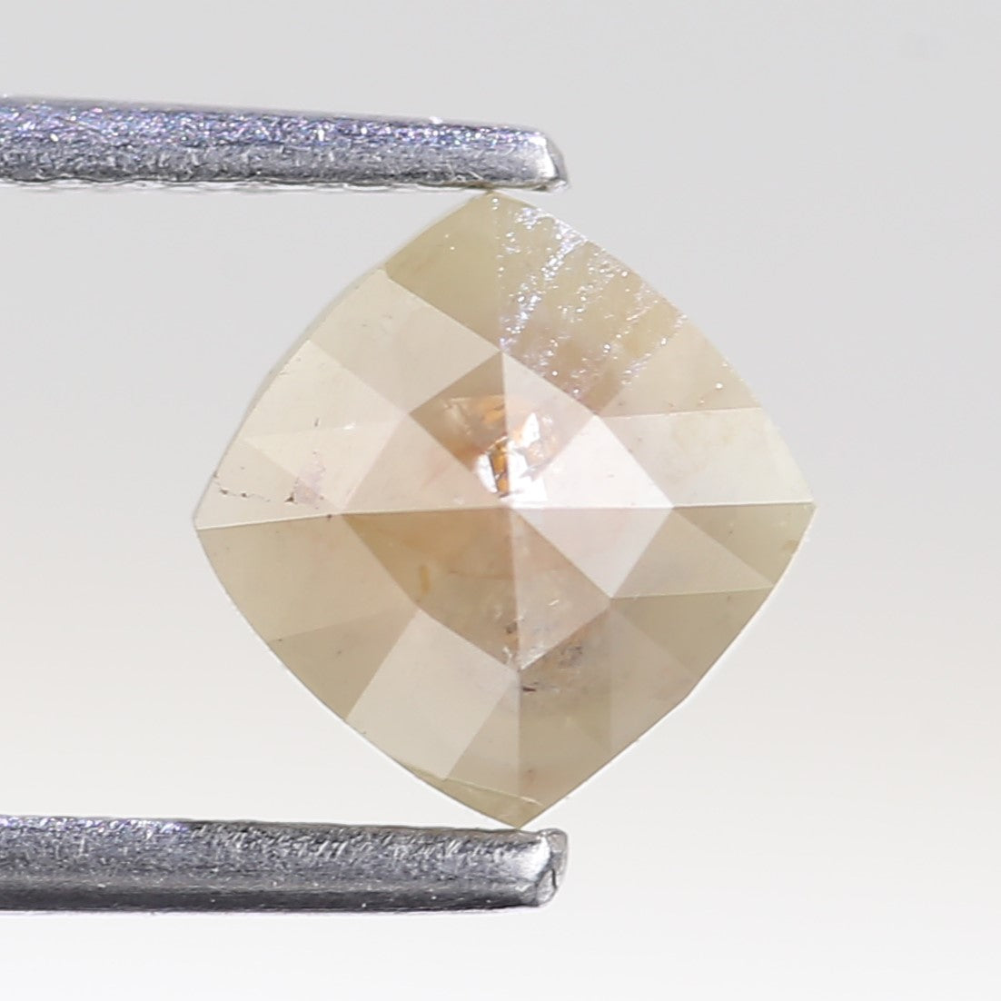 0.68 Carat Natural Cushion Cut Salt And Pepper Diamond 5.79 MM