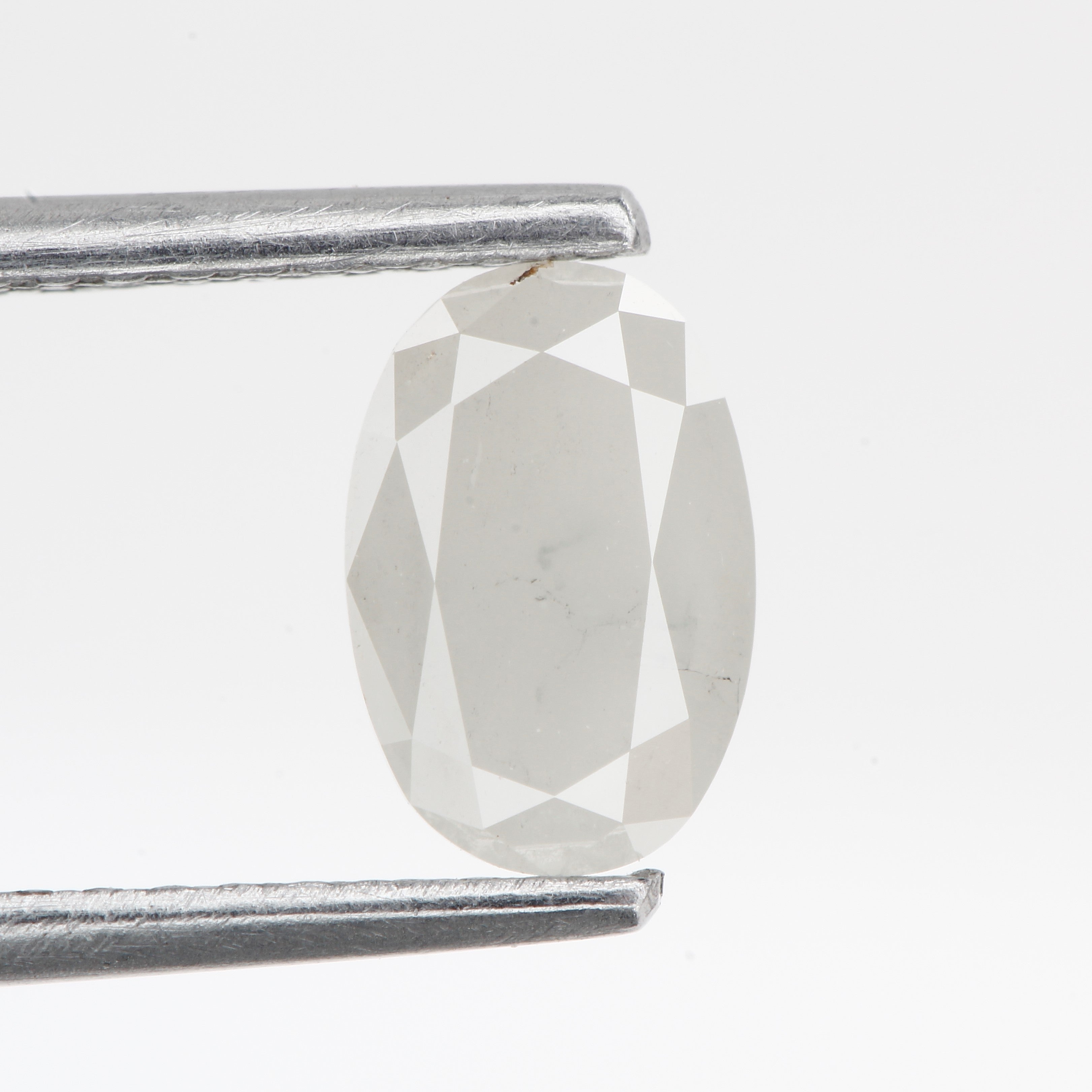 0.76 Carat Milky Oval Shape Natural Loose Diamond 7.20 MM