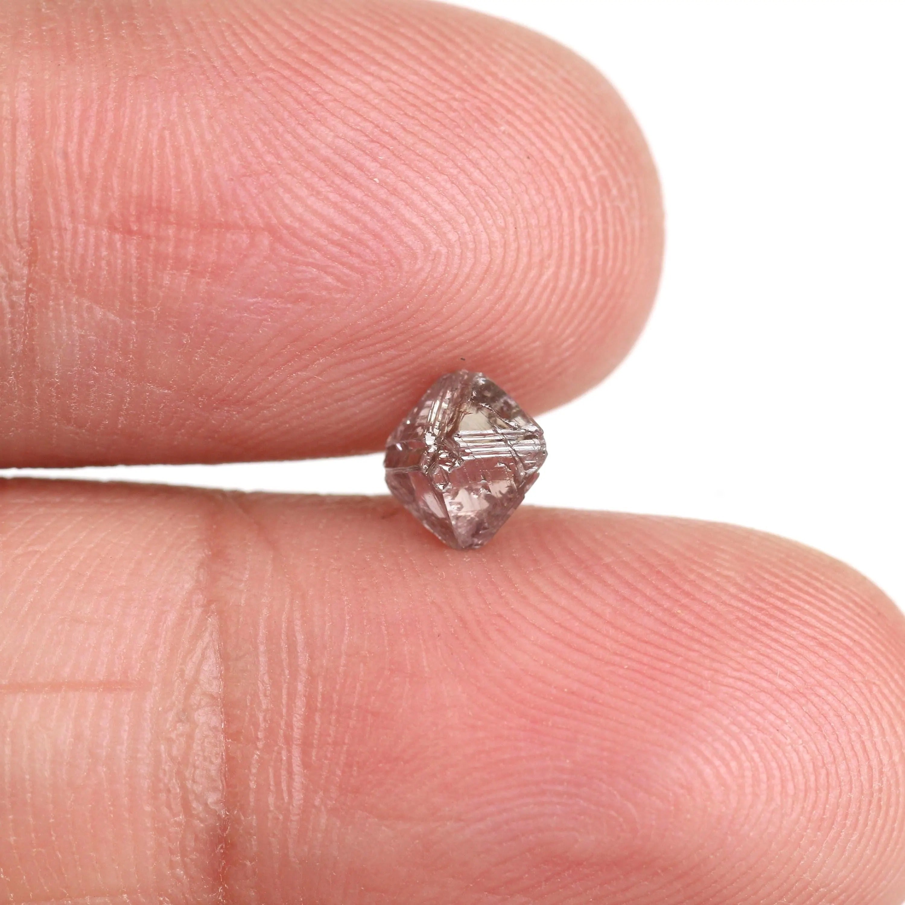 0.84 Carat Natural Purple Pink Rough Diamond 4.70 MM