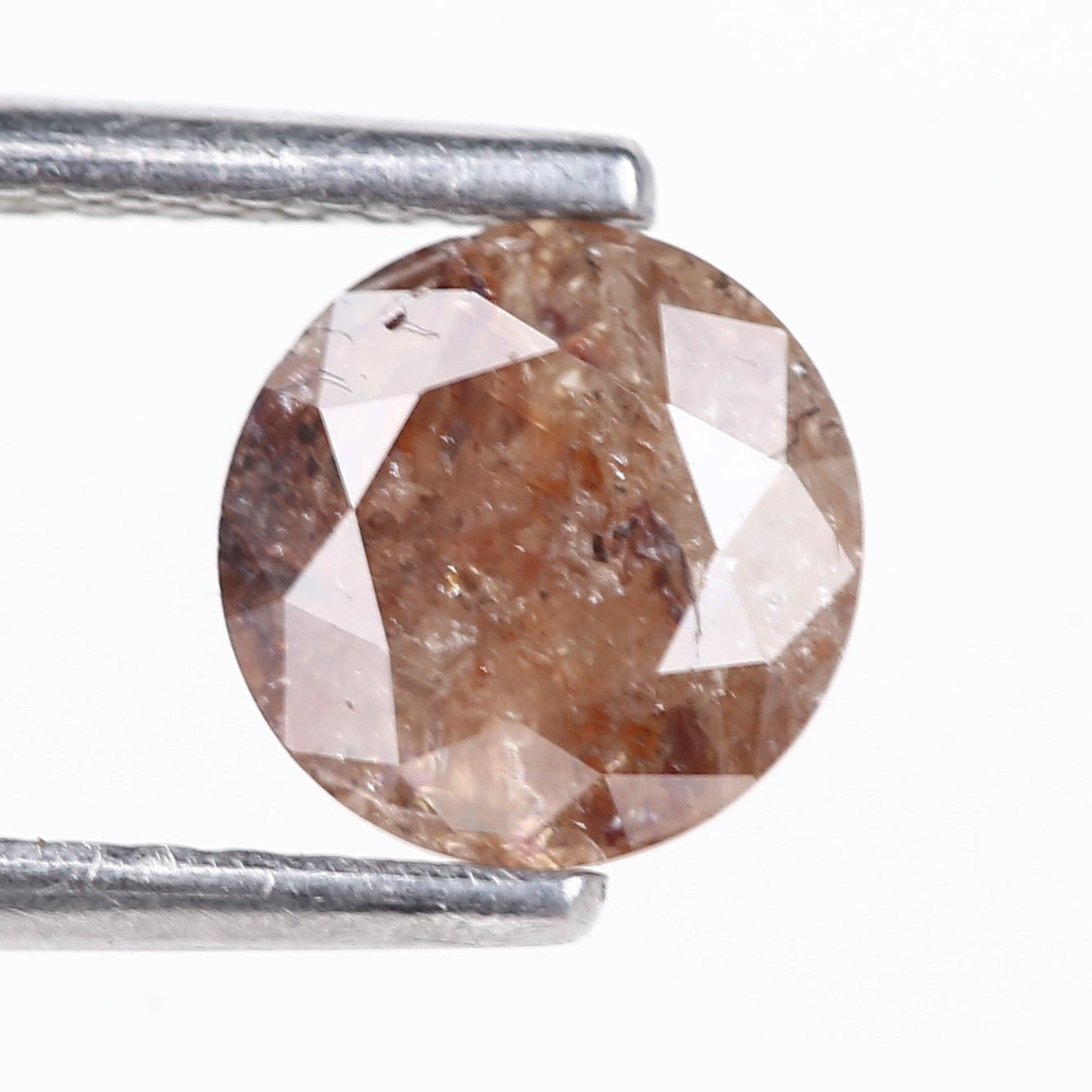 0.88 Carat Natural Salt And Pepper Round Diamond 6.15 MM