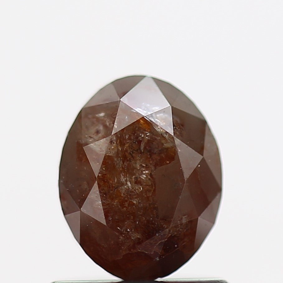 0.94 Carat Fancy Red Oval Cut Natural Diamond 6.4 MM