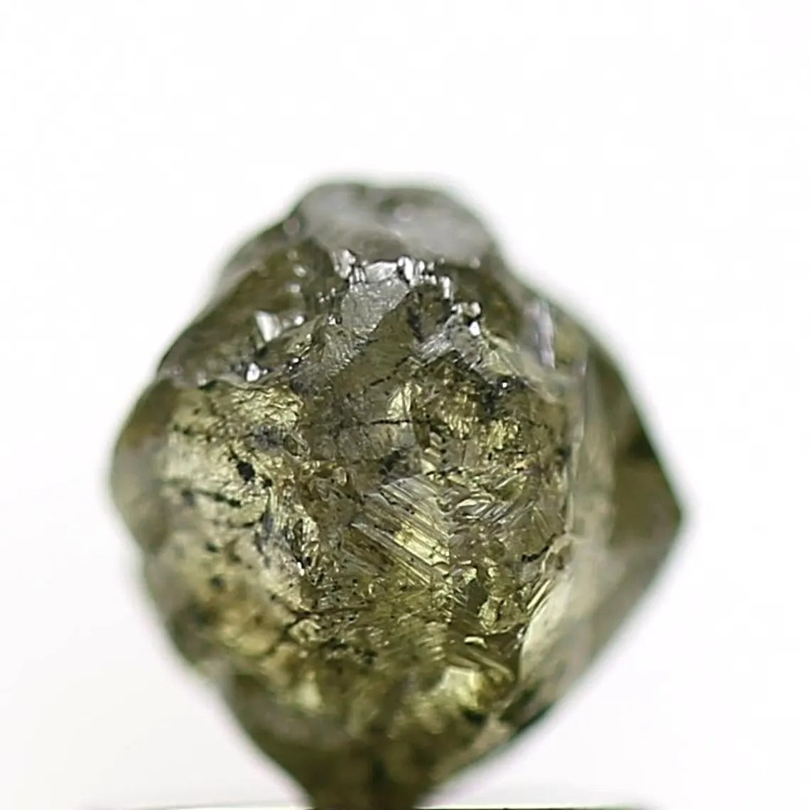 1.39 Carat Natural Rough Chameleon Diamond 5.6 MM