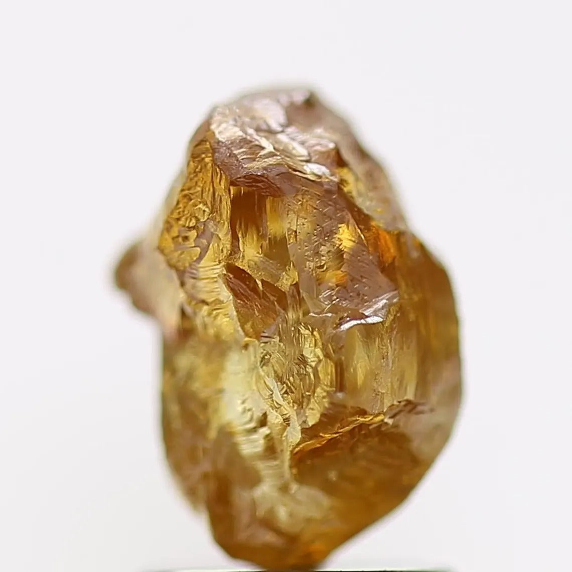 1.78 Carat Natural Fancy Orange Rough Diamond 8.4 MM