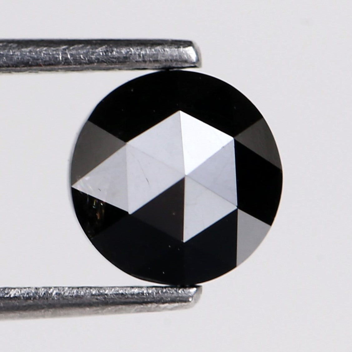 1.09 Carat Natural Rose Cut Black Diamond