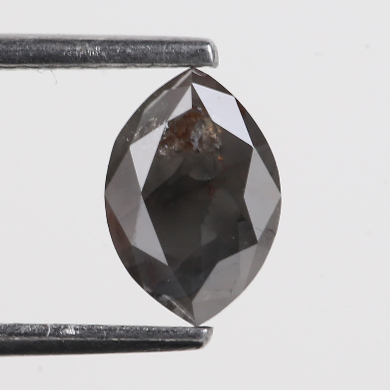 1.06 Carat Gray Marquise Salt And Pepper Diamond