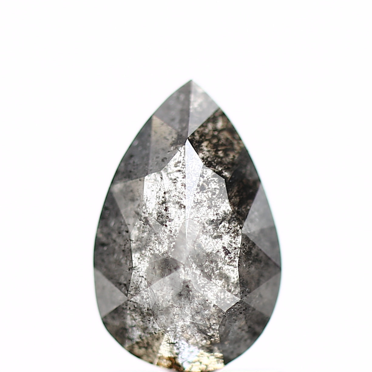 1.17 Carat Natural Pear Loose Salt and Pepper Diamond