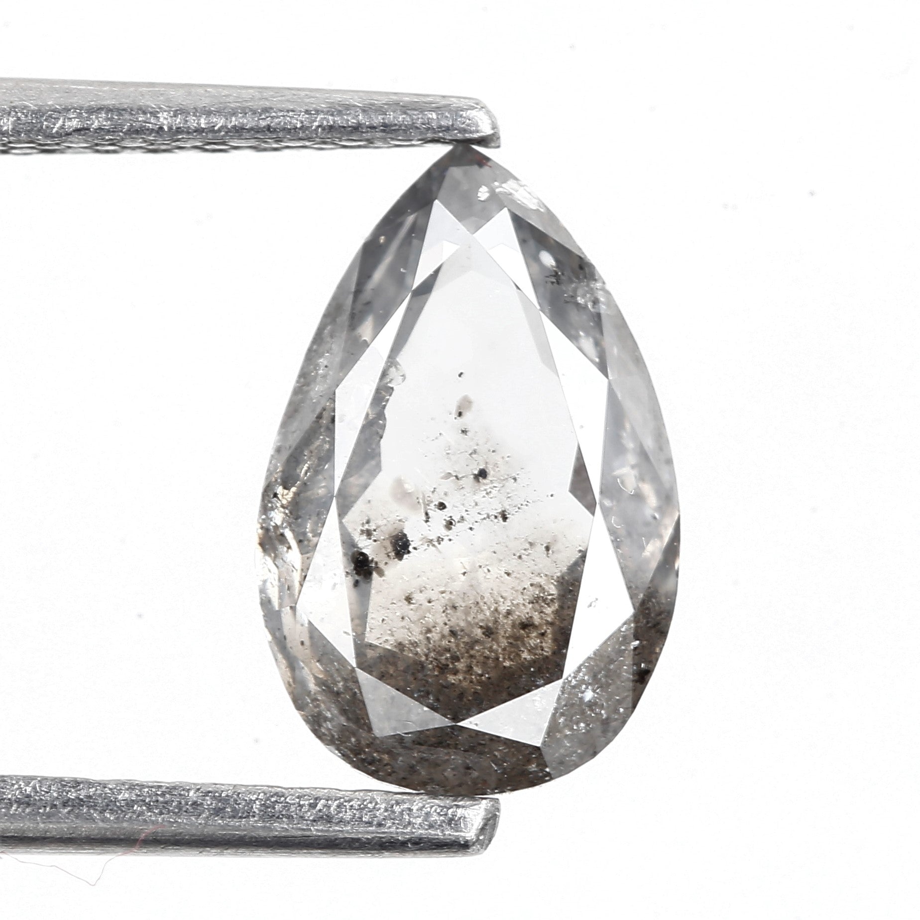 Fancy gray diamond pear 1.50 ct