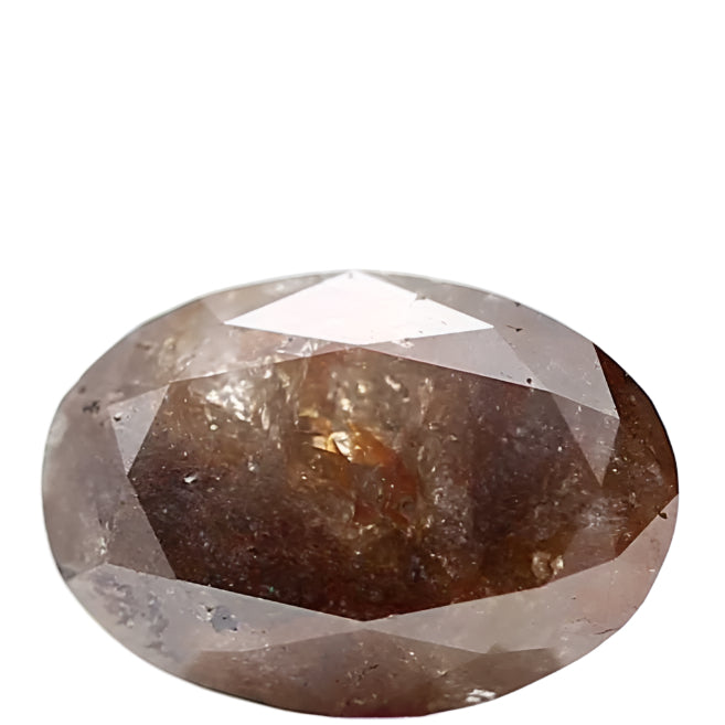 1.76 Carat Brown Galaxy Oval Shape Natural Loose Diamond 8.40 MM
