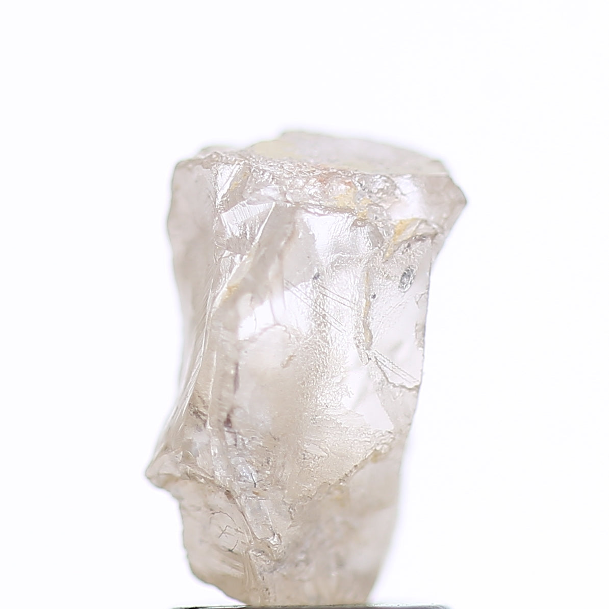 1.87 Carat Natural Fancy Champagne Brown Rough Diamond 9.23 MM