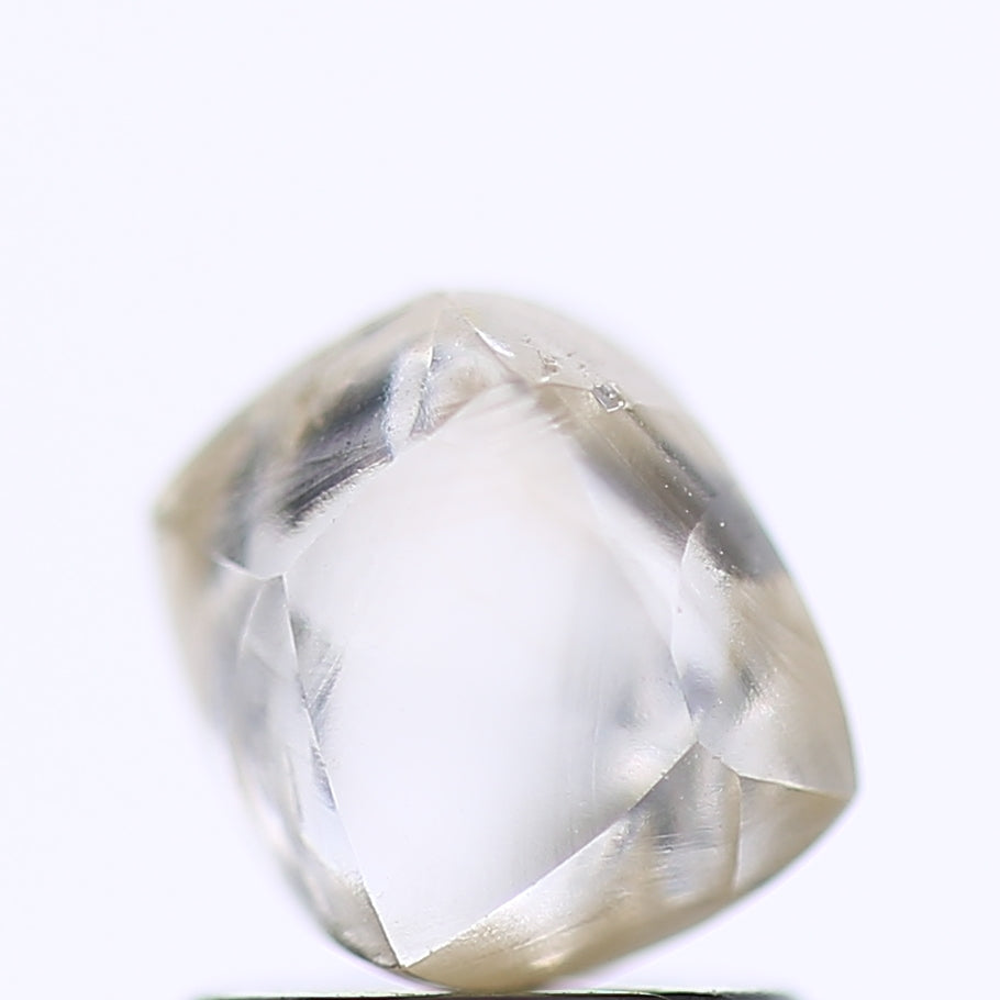 1.91 Carat Clear Light Brown Rough Diamond 7 MM