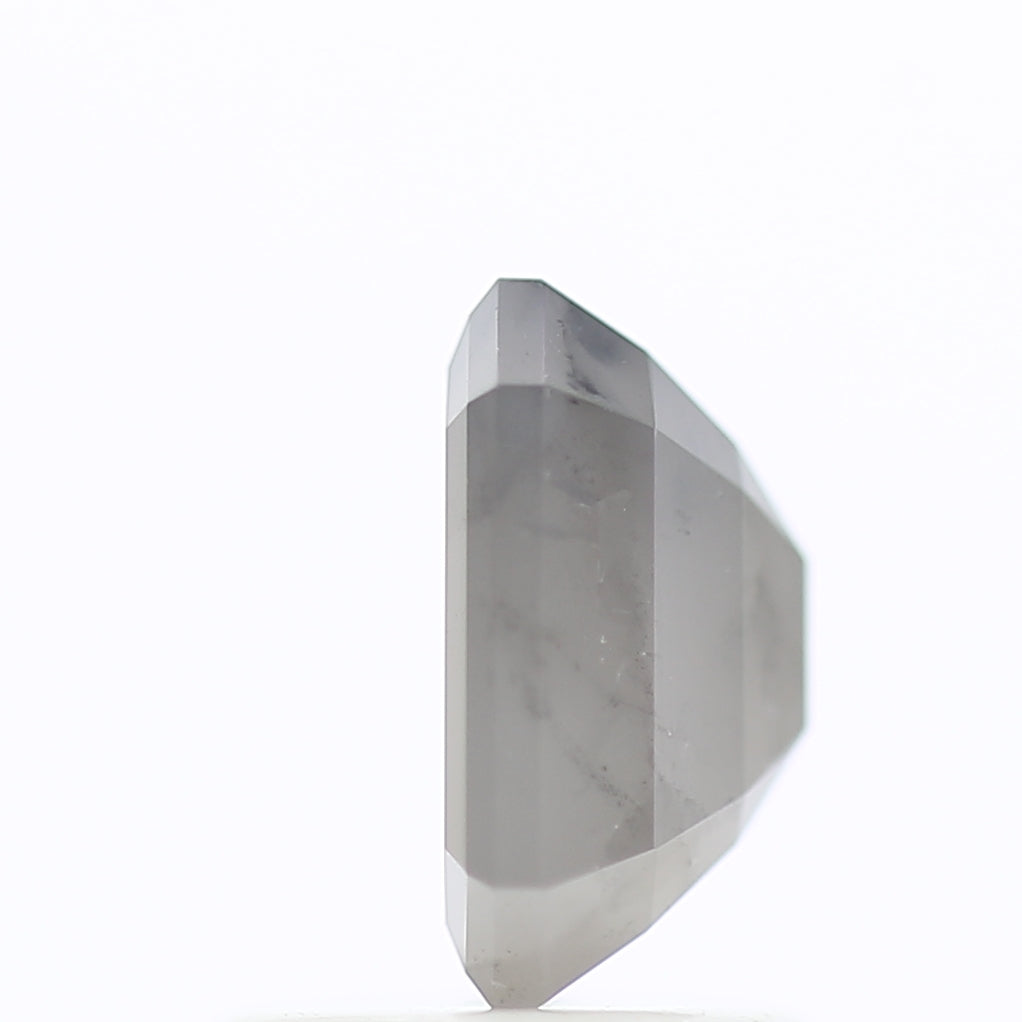 1.12 Carat Ombre Diamonds For Emerald Salt and Pepper Engagement Ring