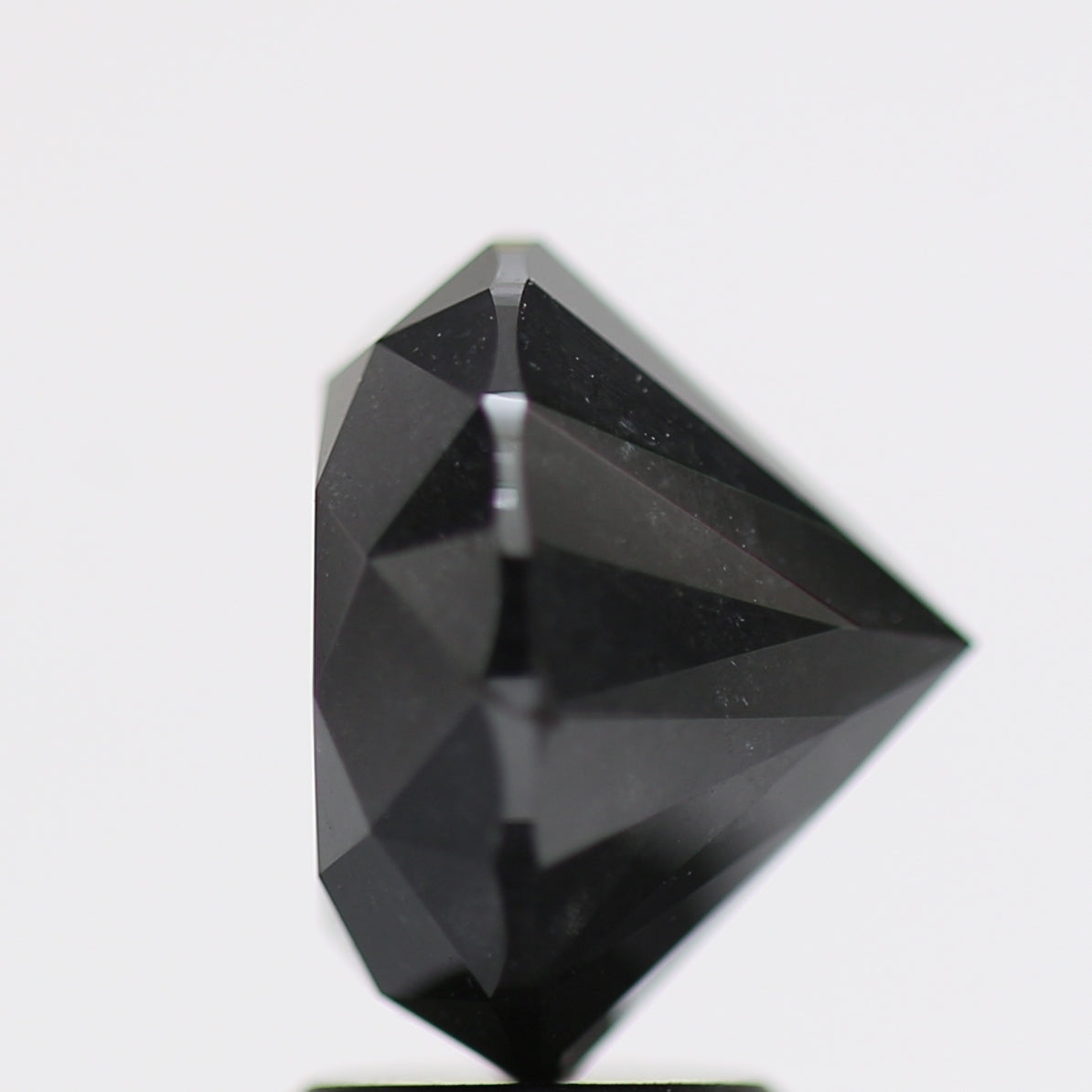 5.05 Carat Fancy Black Round Brilliant Diamond GIA Certified
