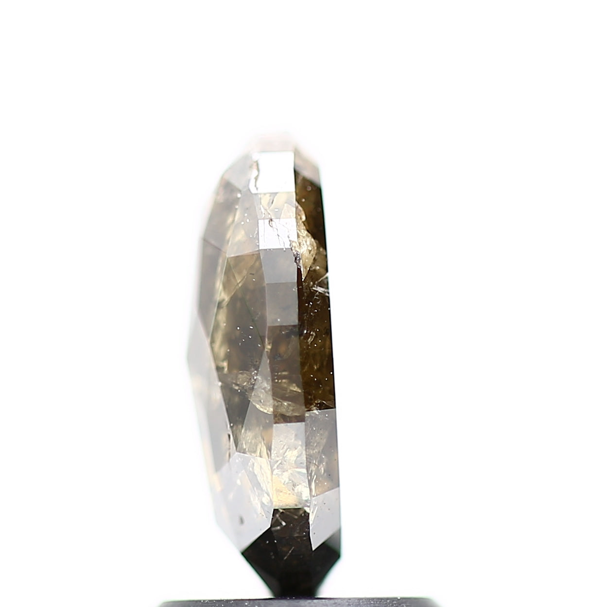 1.52 Carat Champagne Brown Elongated Oval Cut Diamond 9.31 MM