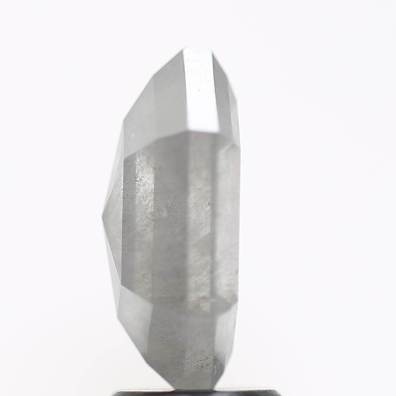 2.95 Ct Hexagon Salt and Pepper Diamond 11.70 MM