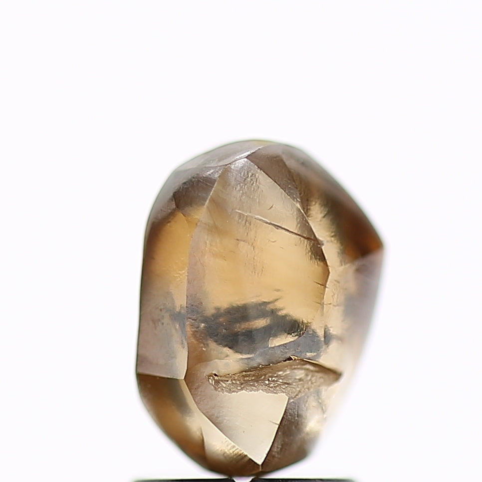 2.55 Carat Natural Fancy Brown Rough Diamond 8.26 MM