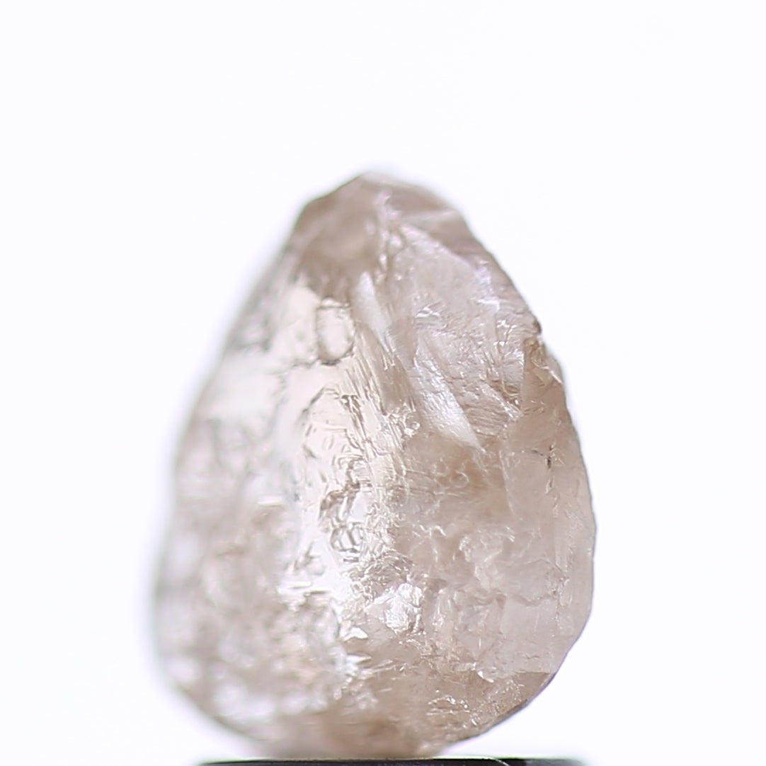 1.98 Carat Natural Fancy Light Brown Rough Diamond 8.21 MM