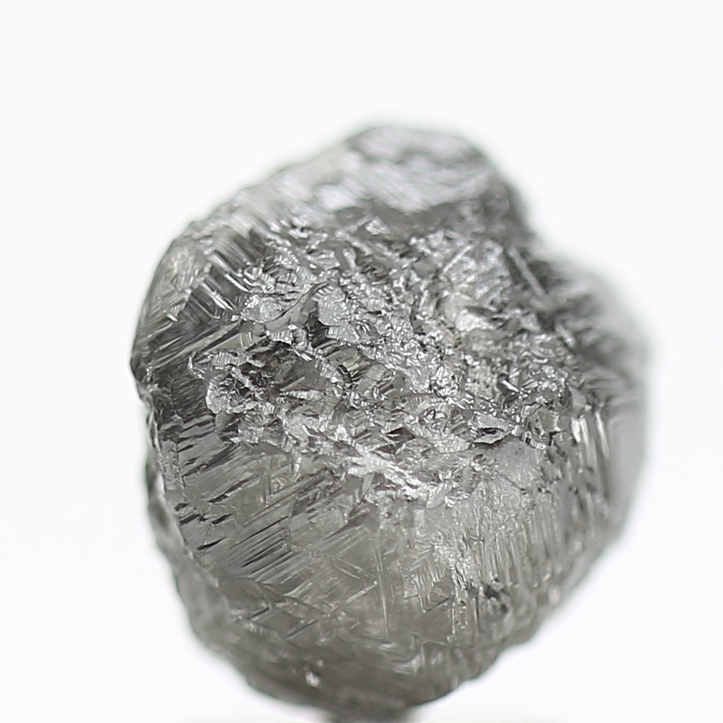 3.58 Carat Gray Natural Raw Uncut Rough Diamond