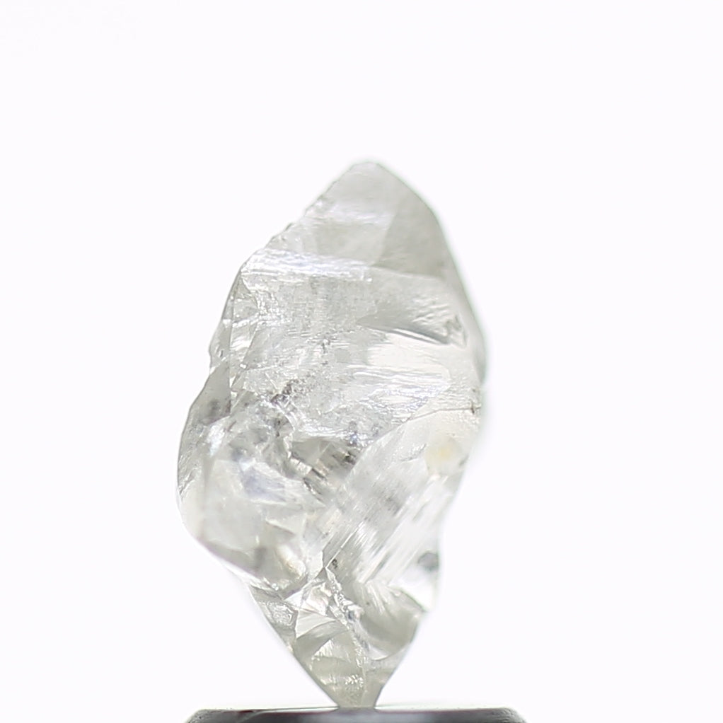1.56 Carat Natural Fancy Grey Clear Rough Diamond 9.6 MM