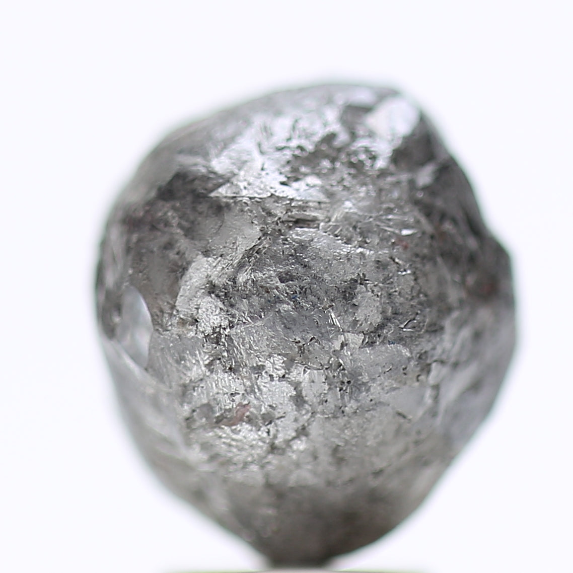 6.32 Carat Natural Fancy Gray Rough Diamond For Custom Raw Ring Design