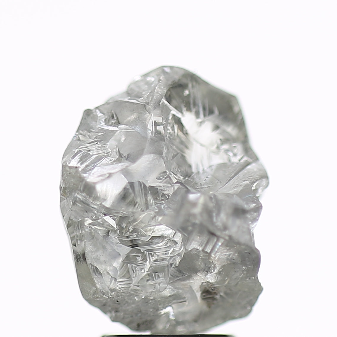 3.86 Carat Natural Fancy Grey Rough Diamond 11 MM