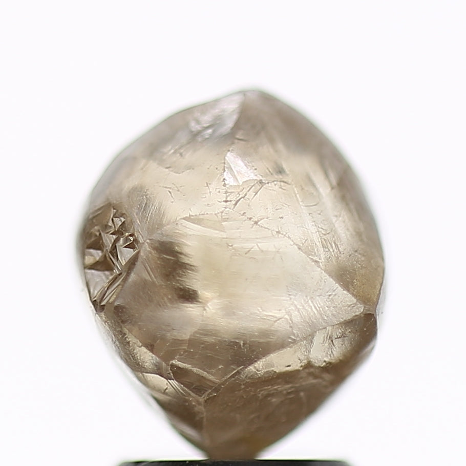 4.26 Carat Natural Fancy Champagne Brown Rough Diamond 9 MM