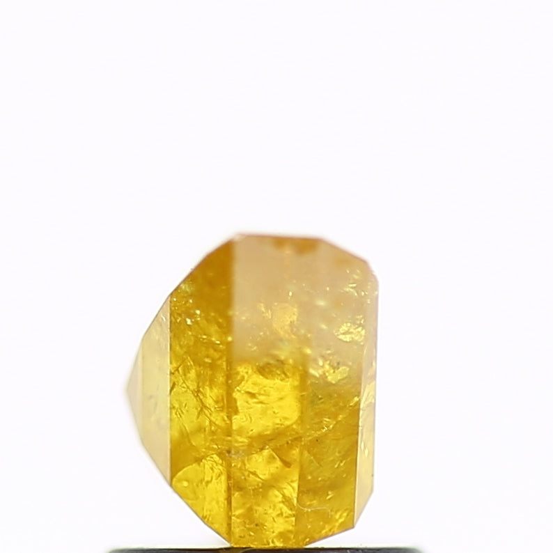 1.76 Carat Natural Yellow Lozenge Salt and Pepper Diamond 9.3 MM