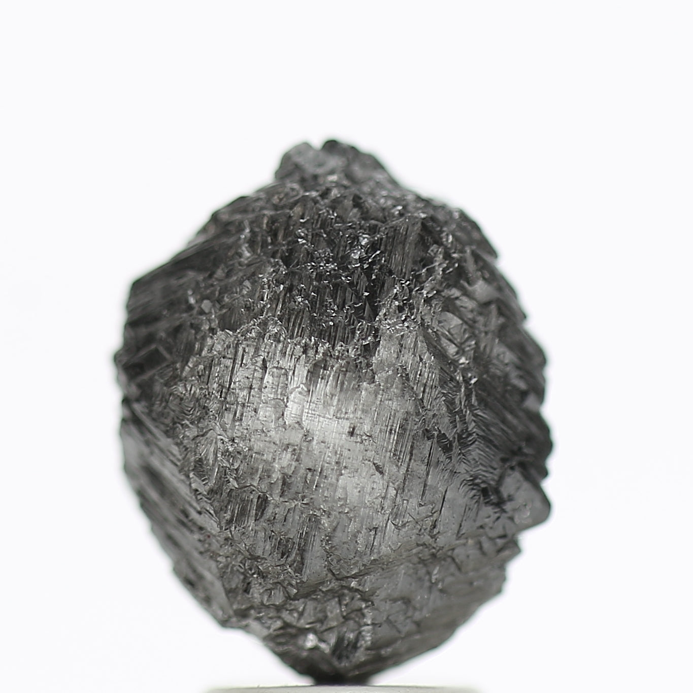 4.64 Carat Black Gray Natural Raw Uncut Rough Diamond