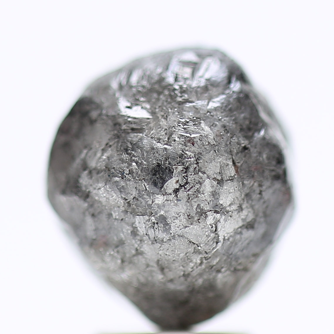 6.32 Carat Natural Fancy Gray Rough Diamond For Custom Raw Ring Design
