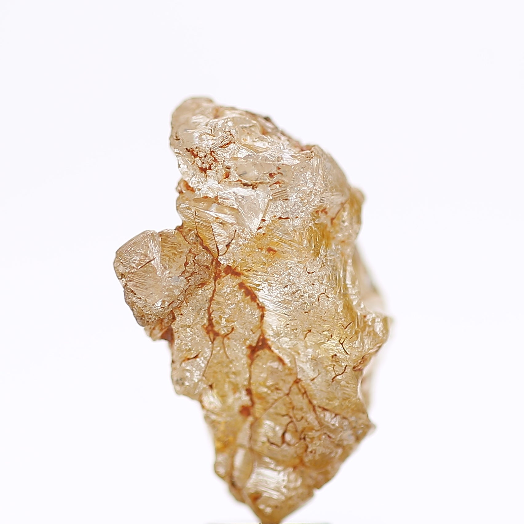 11 Carat Natural Fancy Orange Brown Rough Diamond 18.82 MM