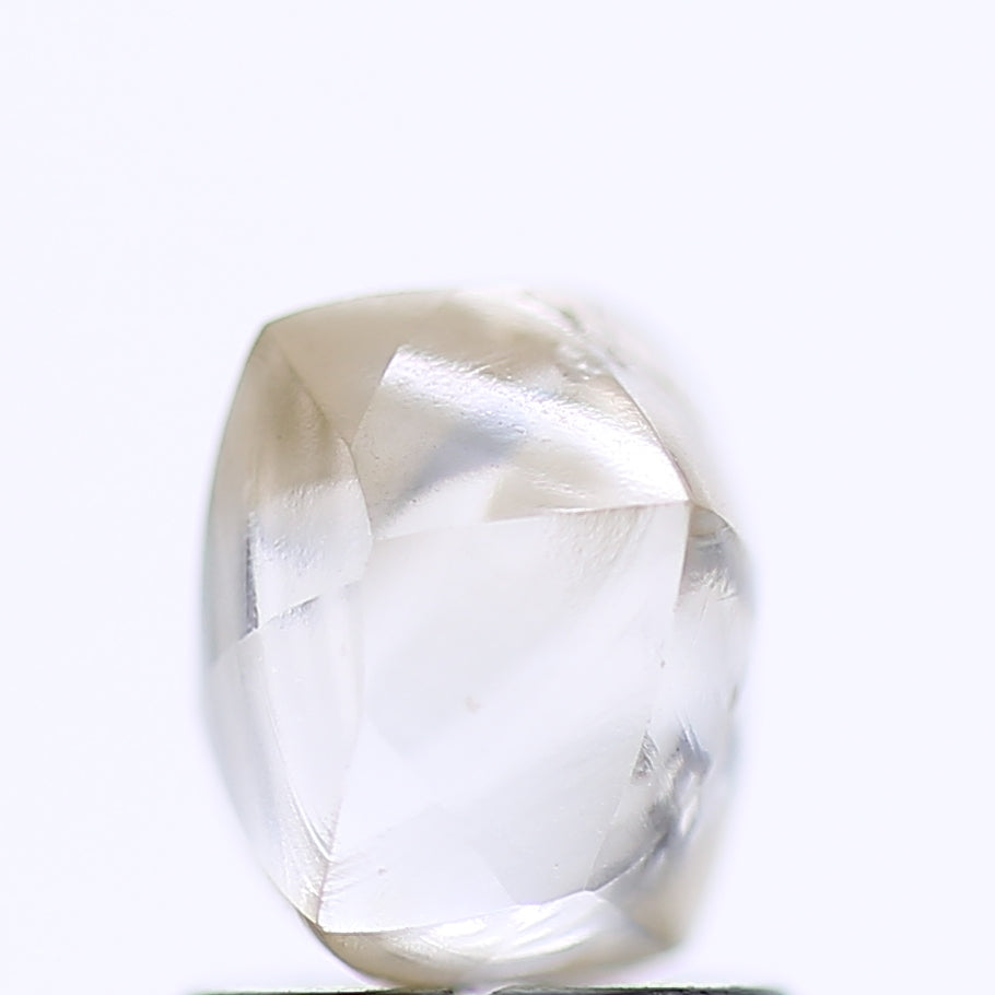 1.91 Carat Natural Clear Light Brown Rough Diamond 7 MM