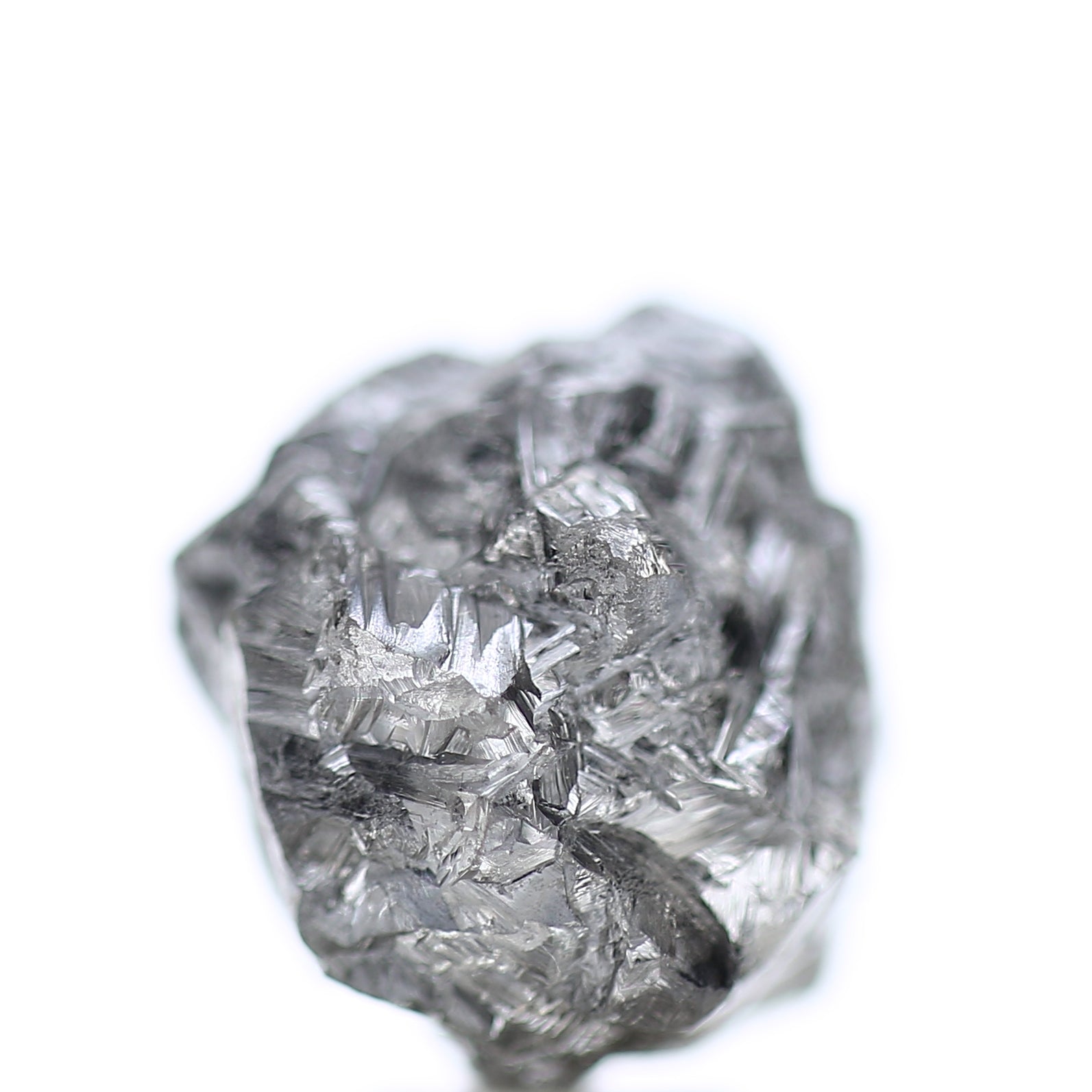 11 Carat Natural Fancy Gray Rough Diamond 11 MM