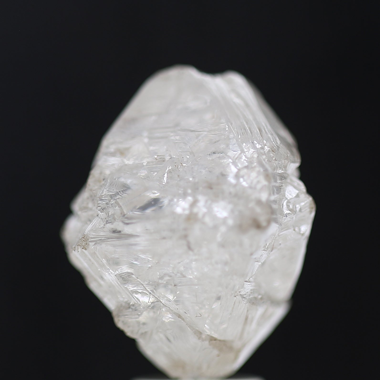 11 Carat Natural White Rough Diamond Octahedron Shape 11 MM