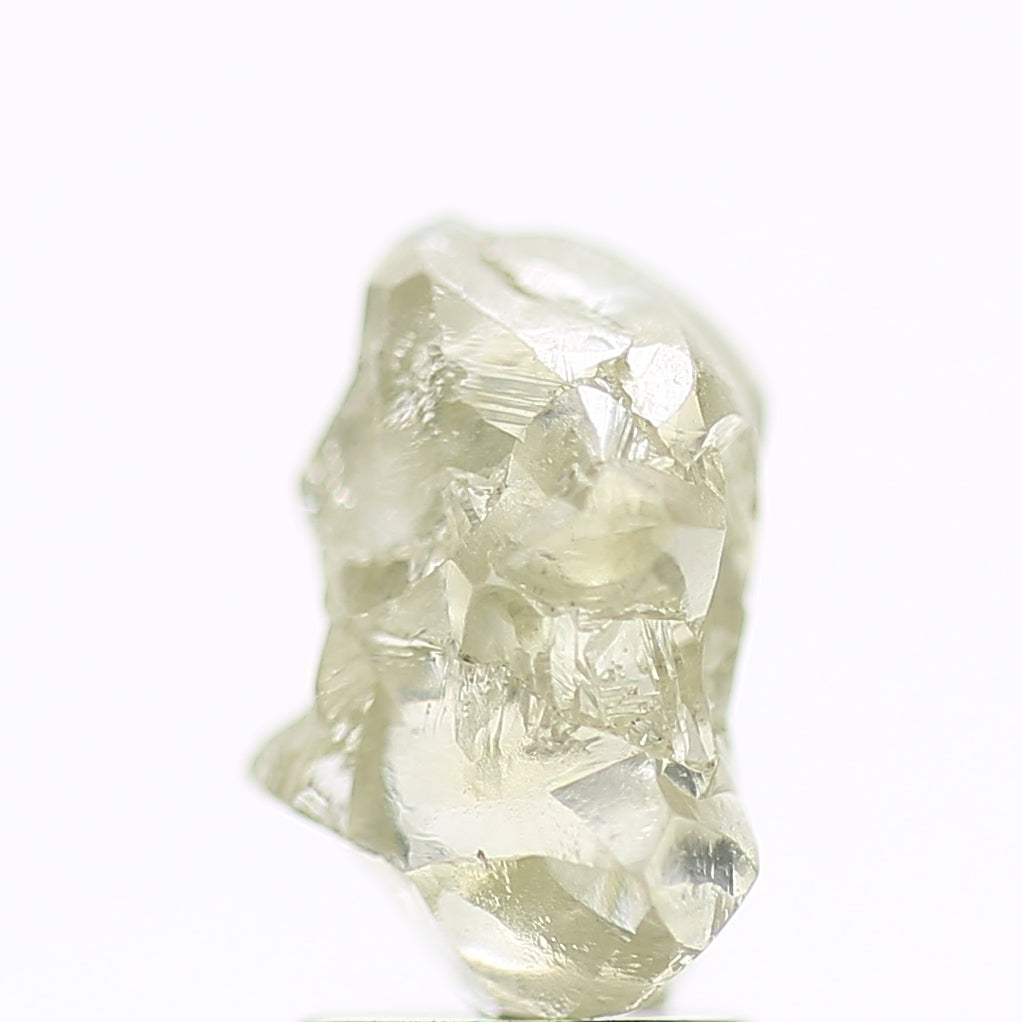 2.77 Carat Natural Clear Crystal Rough Diamond 10.10 MM