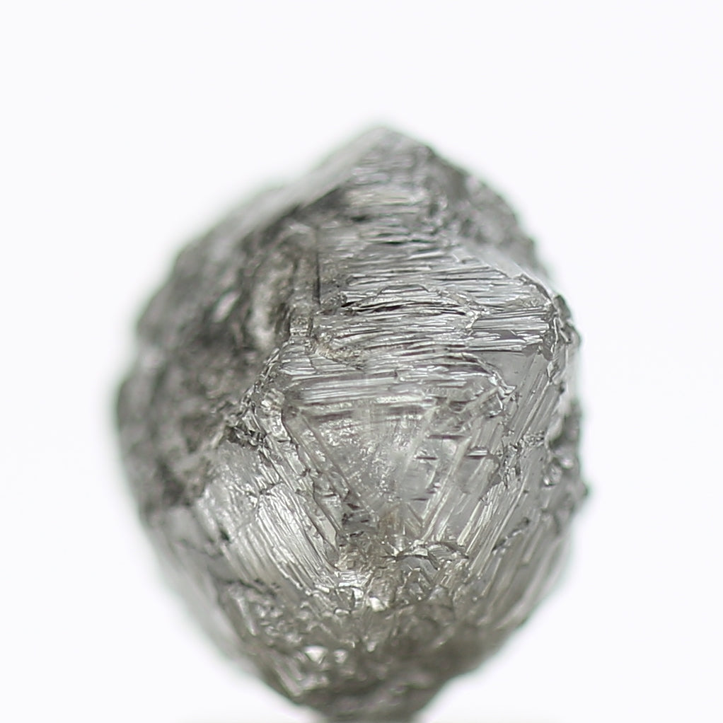 3.58 Carat Gray Natural Raw Uncut Rough Diamond