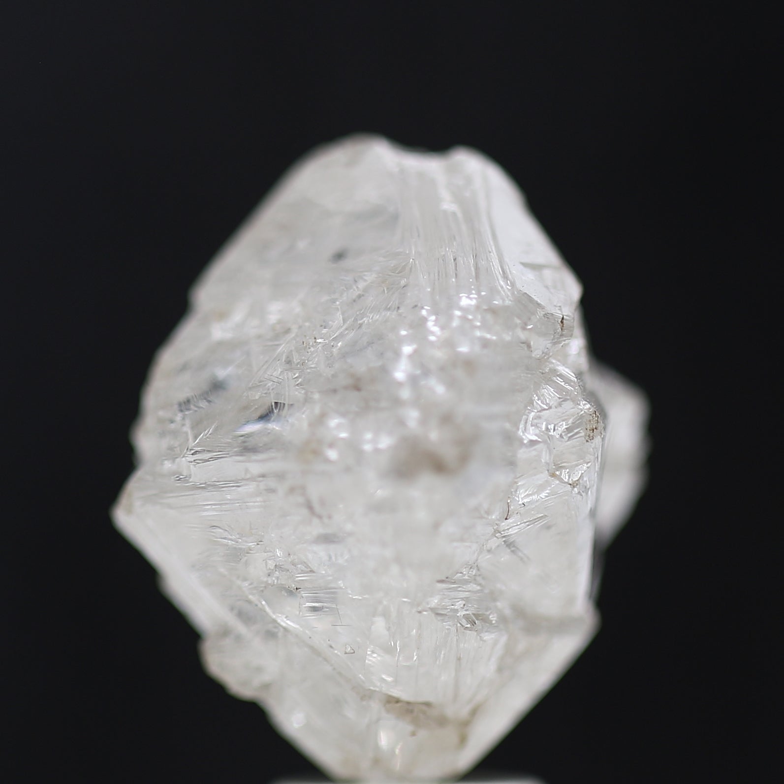 11 Carat Natural White Rough Diamond Octahedron Shape 11 MM