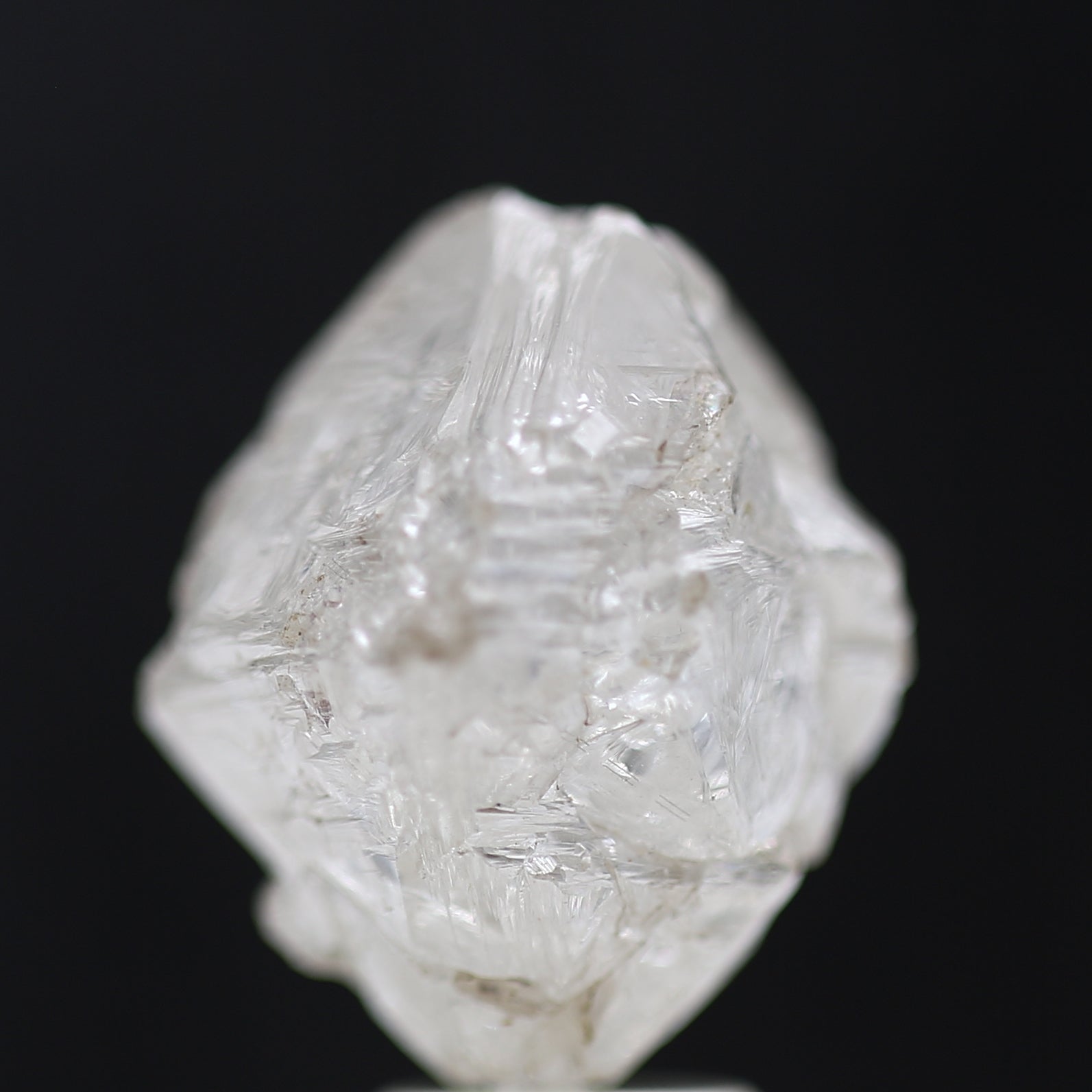 11 Carat Natural White Rough Diamond Octahedron Shape 11 MM