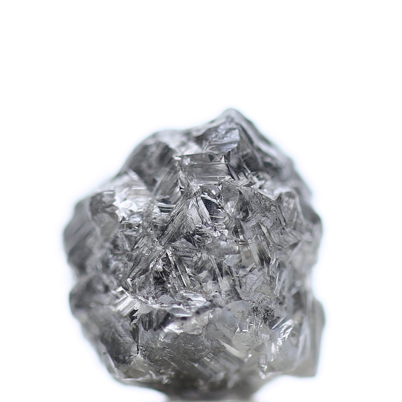 11 Carat Natural Fancy Gray Rough Diamond 11 MM