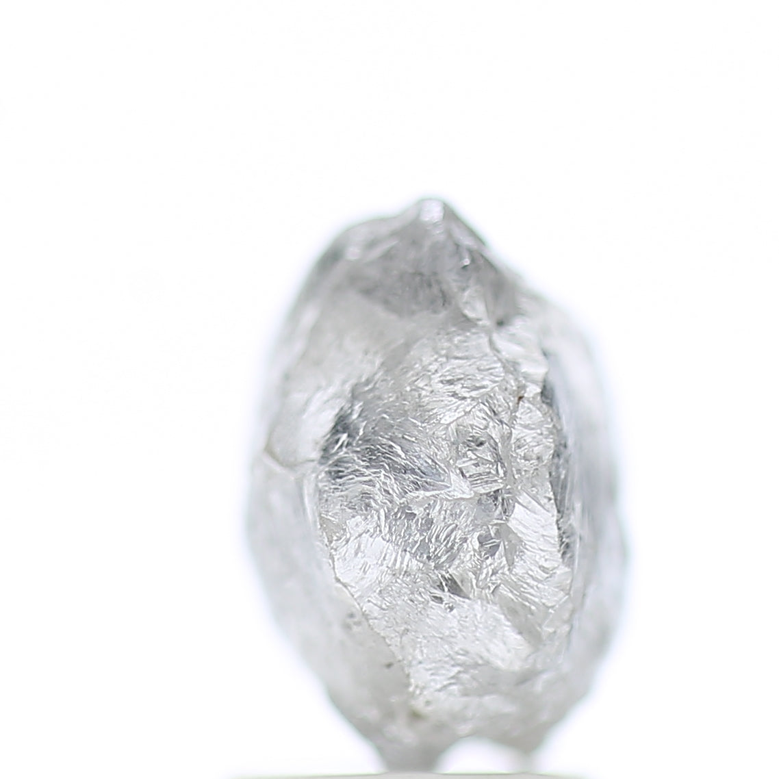 3.40 Carat Natural Fancy Grey Icy Rough Diamond